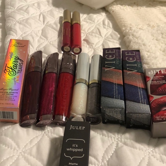 Urban Decay Other - NWT urban decay, stila, julep, too faced lip gloss